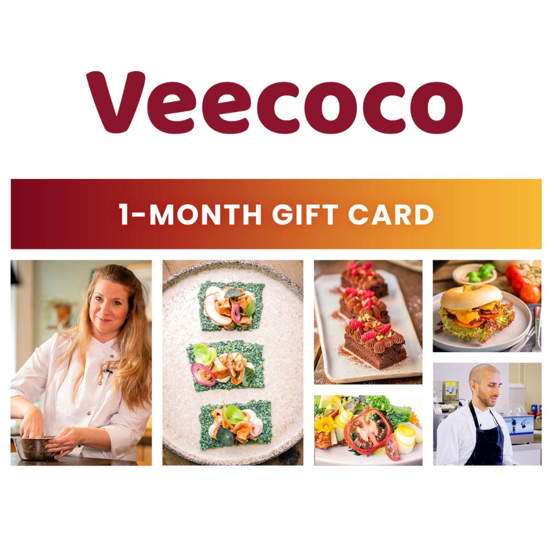 Veecoco Vegan Cooking Class Membership 1-Month 