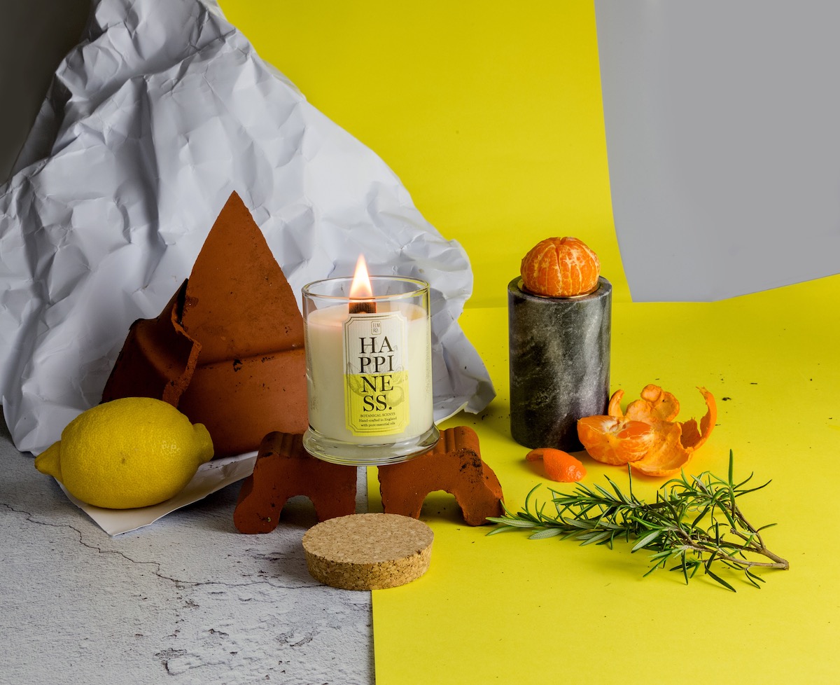 Happiness Aromatherapy Vegan Tumbler Candle by Elm Rd