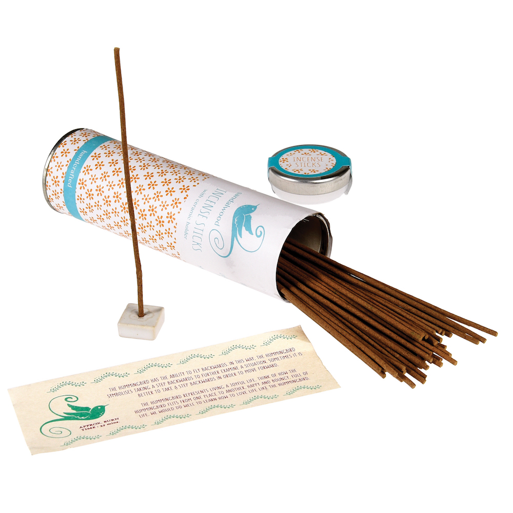 Sandalwood Incense Gift Tin (50 sticks)