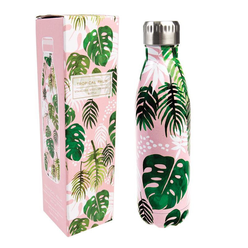 Tropical Palm Stainless Steel Eco Bottle 