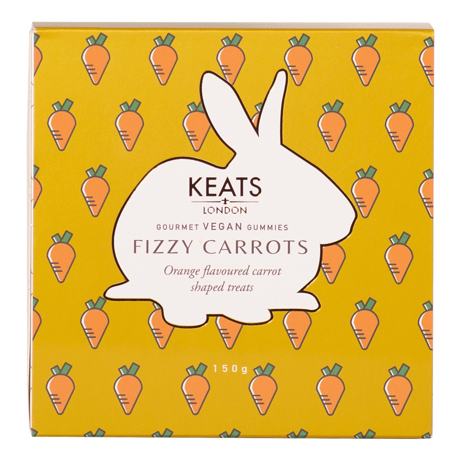 Keats Fizzy Carrots Vegan Gummys Sweets