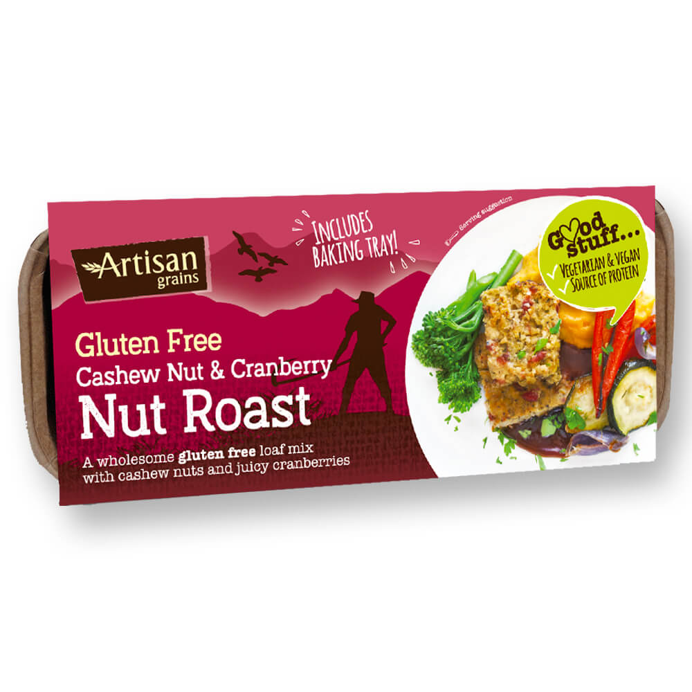 Artisan Grains GF Cashew & Cranberry Nut Roast (200g)