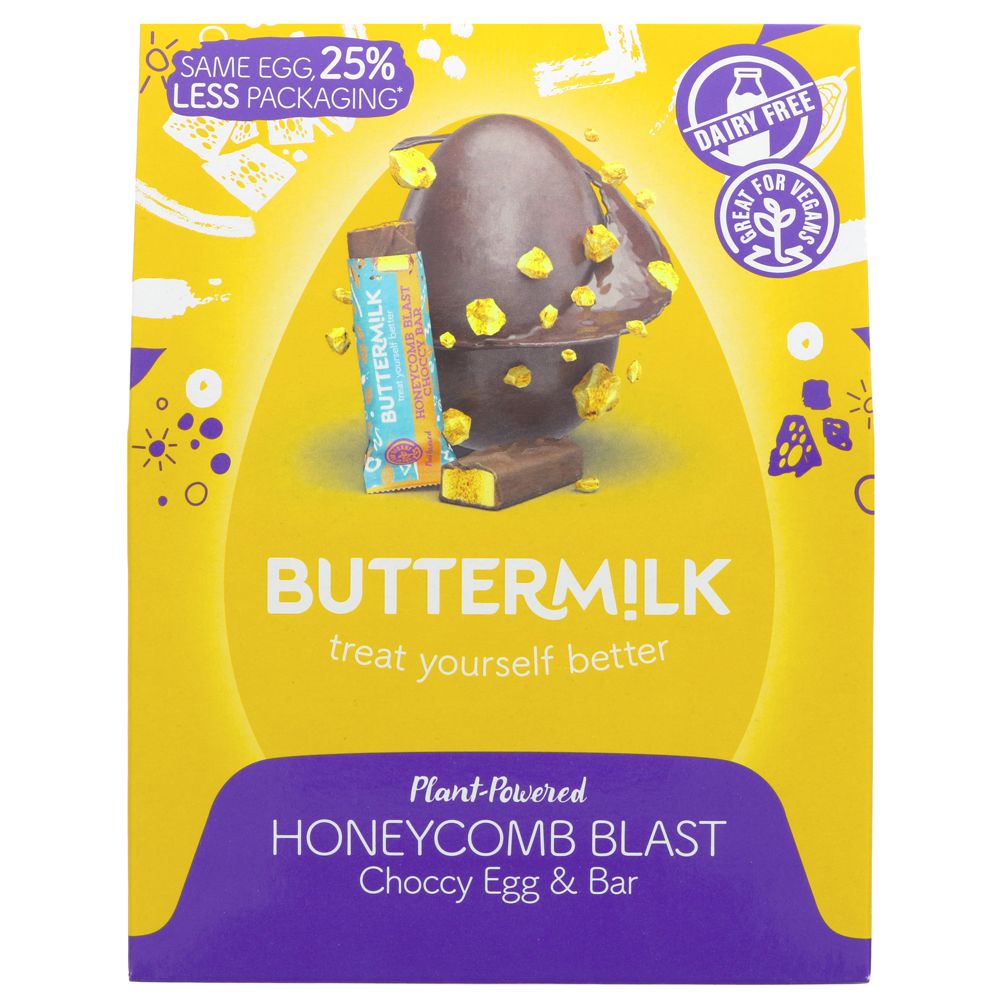 Buttermilk Honeycomb Choccy Egg and Bar