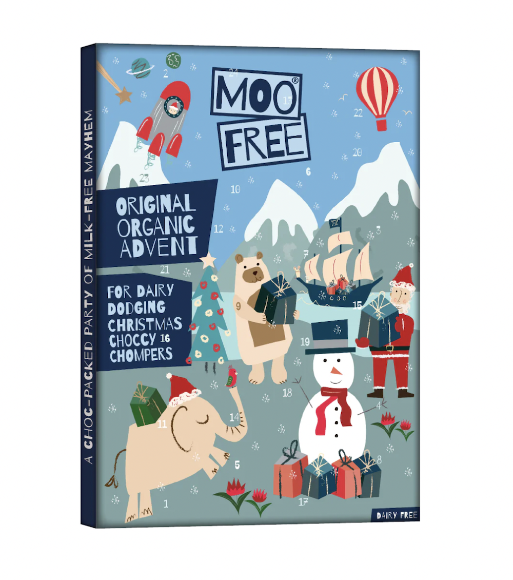 Moo Free Advent Calendar Milk Chocolate 70g
