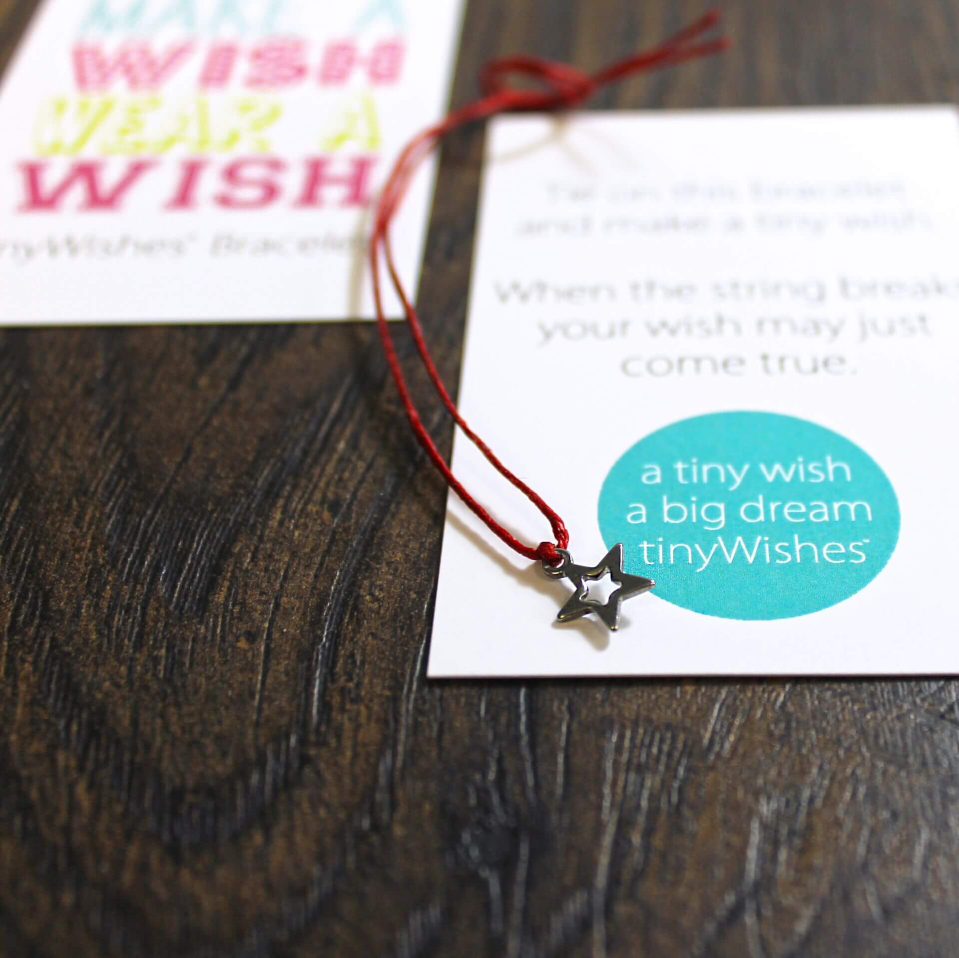 'Make a Wish' Star Charm Wish Bracelet