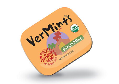 VerMints Organic Vegan Ginger Mint 
