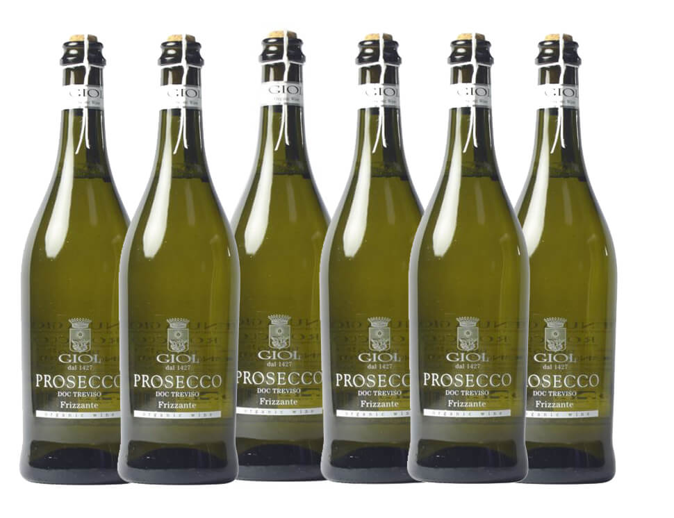 Giol Organic Prosecco Frizzante - 6 bottle case