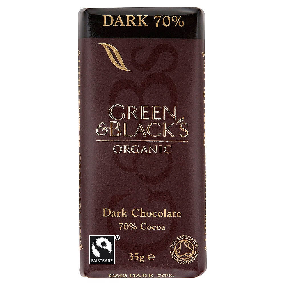 Green & Black's Organic Dark Chocolate 70% (35g)