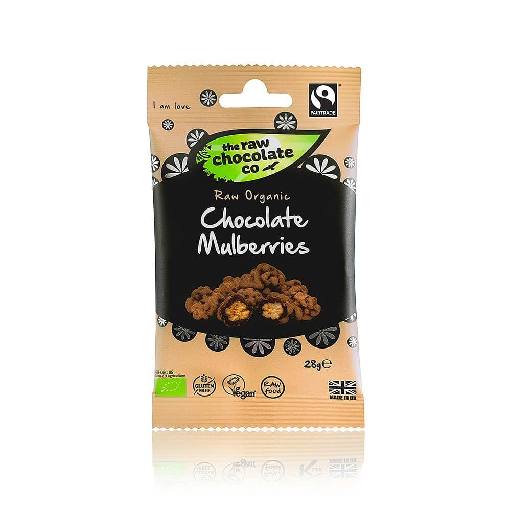 The Raw Chocolate Co Mulberries - Snack Pack 