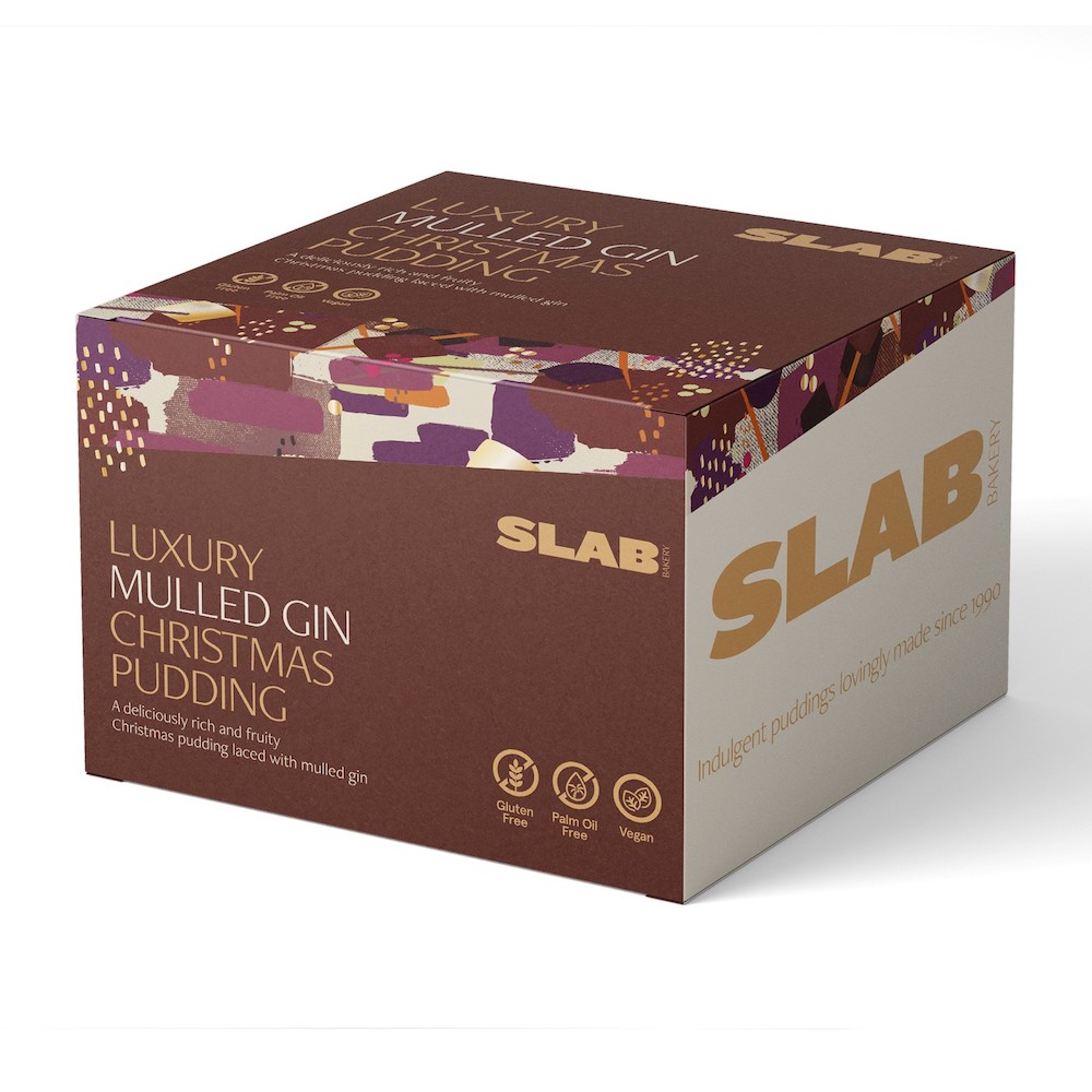 Luxury Mulled Gin Christmas Pudding by Slab