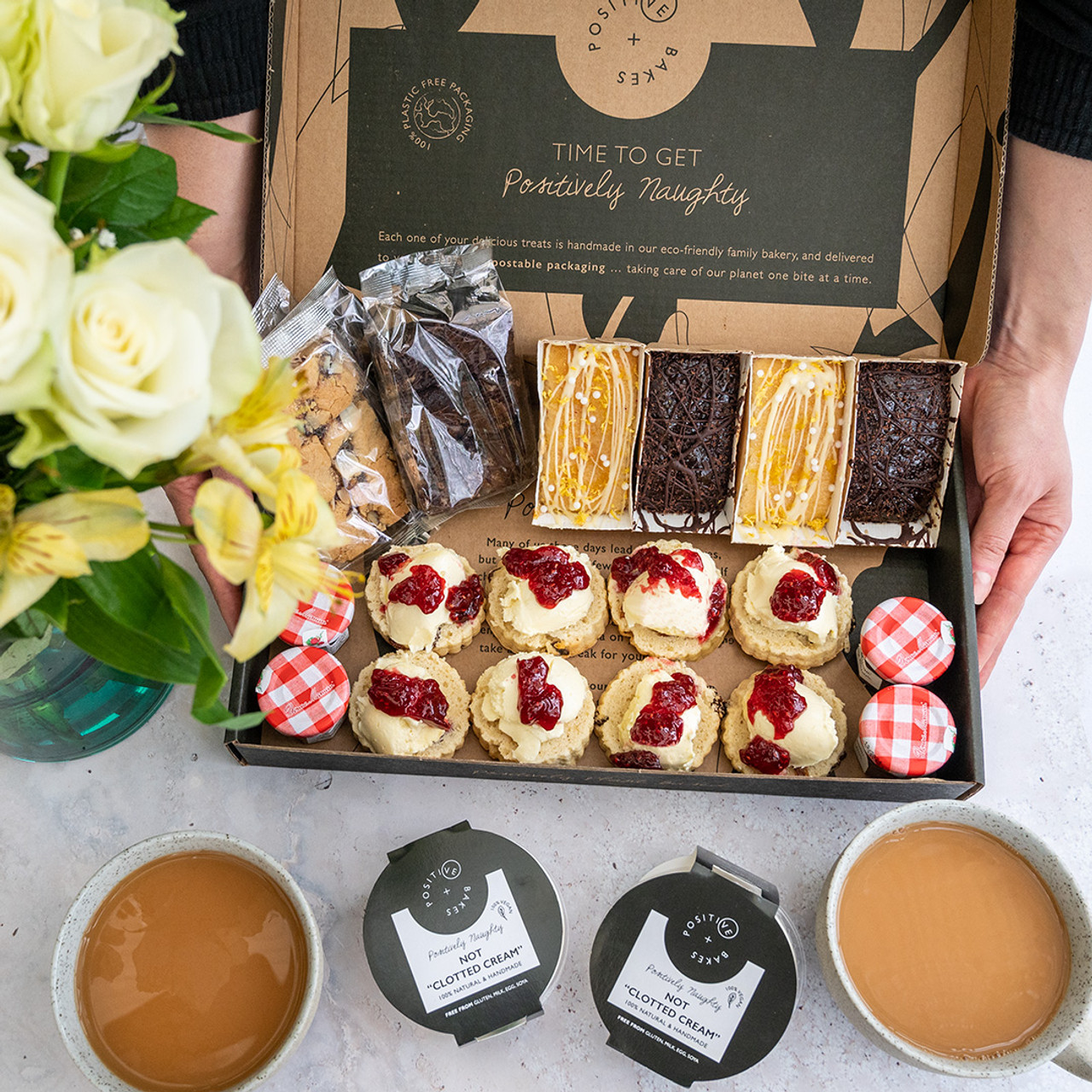 Mother's Day Afternoon Tea Gift Set by Positive Bakes