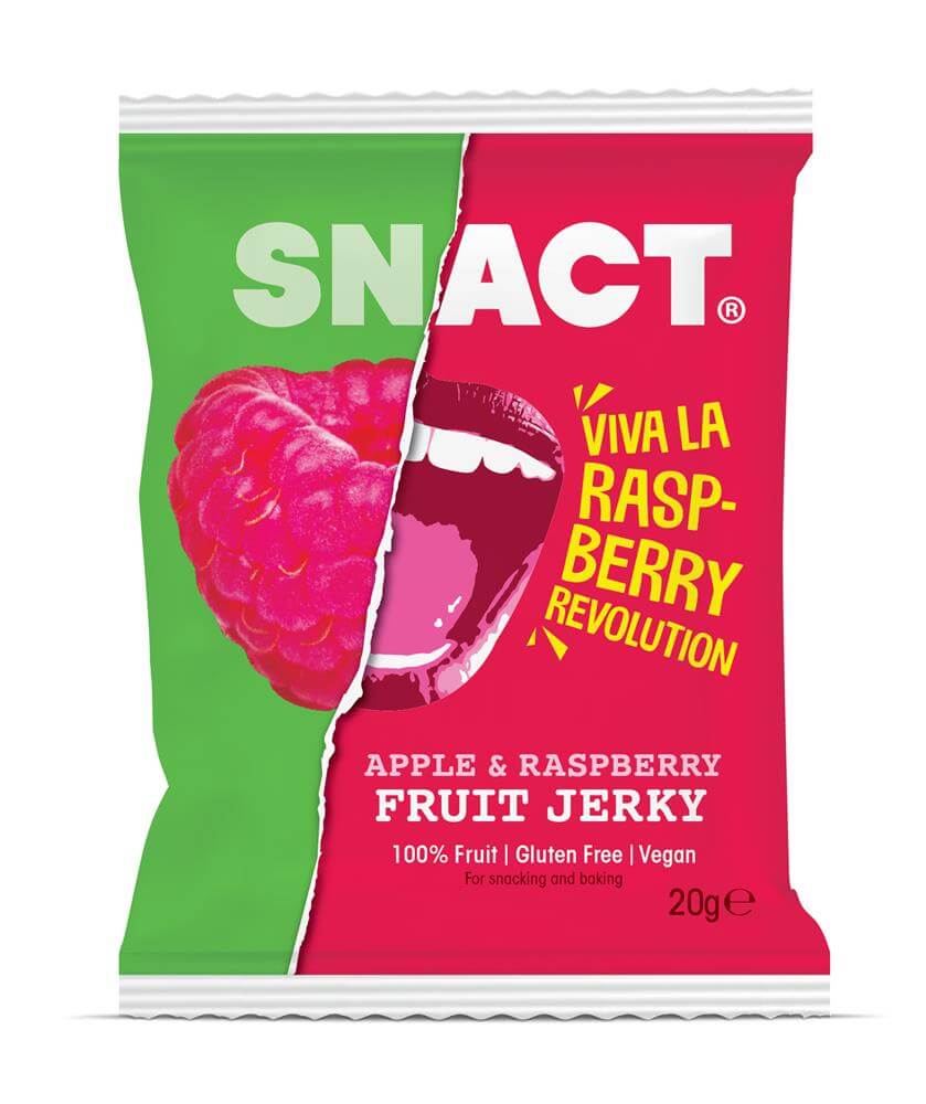 Snact Apple & Raspberry Fruit Jerky Multipack