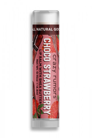Crazy Rumors Choco Strawberry Vegan Lip Balm