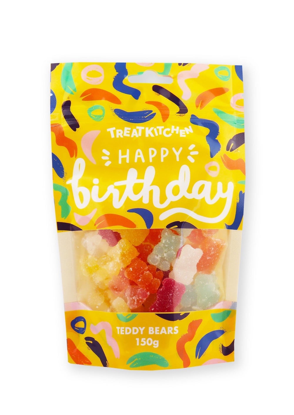 Happy Birthday Celebration Teddy Bear Gummy Sweets