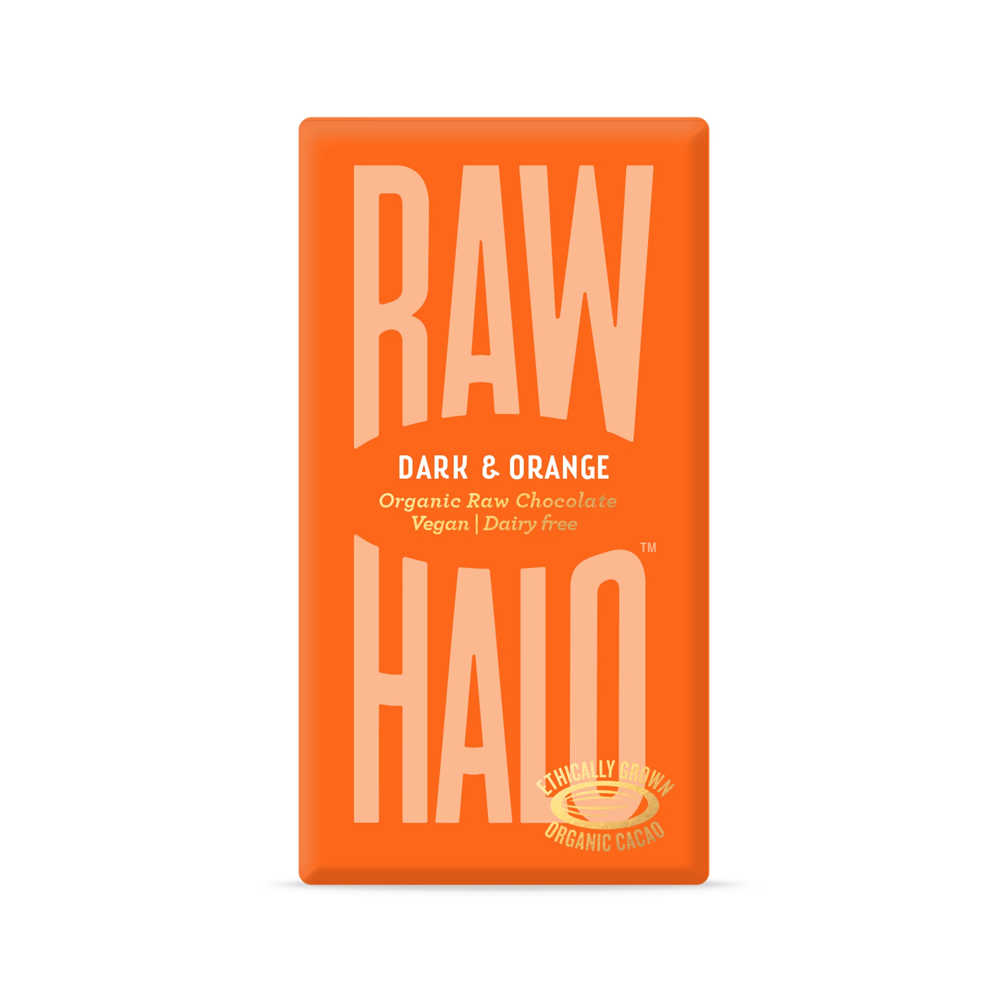Raw Halo Dark Sweet Orange Raw Chocolate Bar (35g)