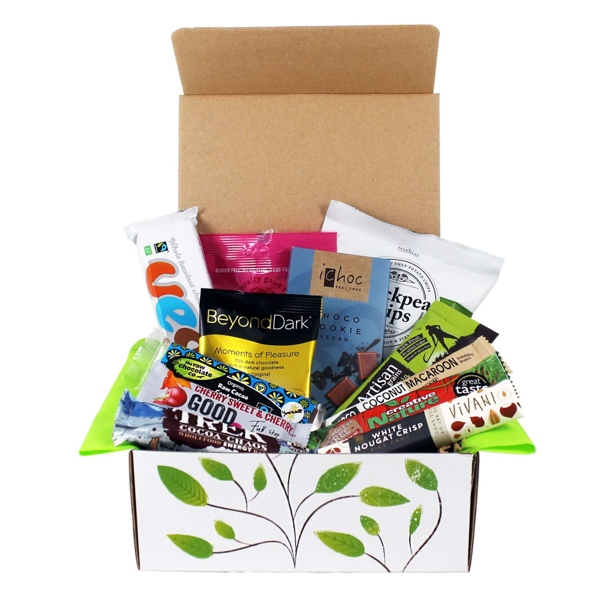 Vegan Chocolate And Snack Hamper Gift Box