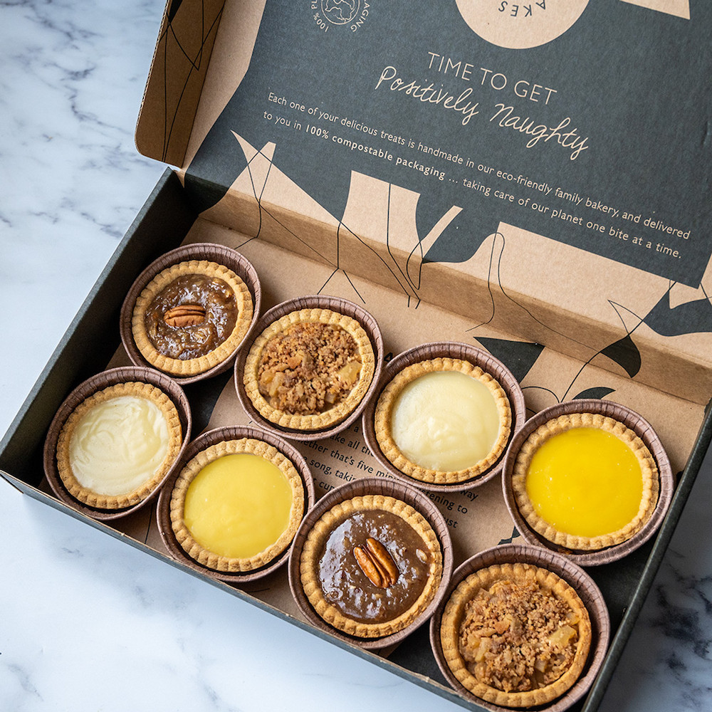 Luxury Sharing Tart Selection Gift Box from Positive Bakes
